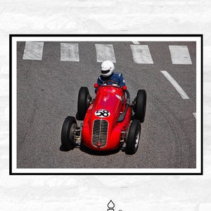 Monaco Race Circuit Print - Monaco Poster -  Grand Prix Historique  - Living room office home decor  - A4 A3 A2  - Festival Merch