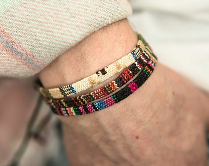 Bracelet Set - Adjustable Surfer Bracelet Colourful Bohemian - Handmade Music Festival Outfit Summer Boho Vintage Nepal Style Anklet surf