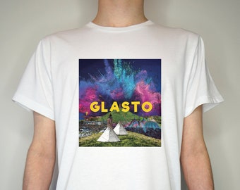 Glastonbury Festival (Unofficial) Inspired T Shirt - Glasto Pyramid stage  - Premium Quality Summer Light weight 65/35 Polyester Cotton