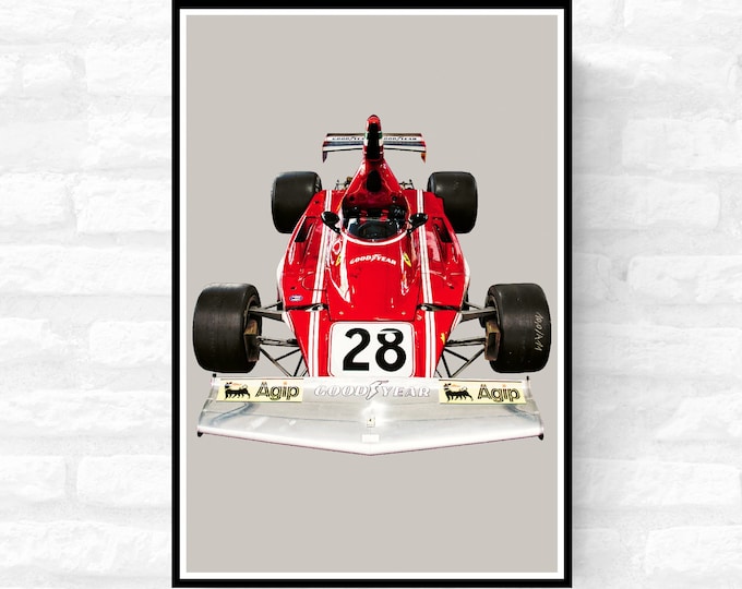 Niki Lauda - Personalised - Monaco Race Circuit Print - Monaco Poster - office home decor - Grand Prix Historique - A4 A3 A - Festival Merch
