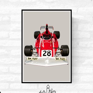Niki Lauda - Personalised - Monaco Race Circuit Print - Monaco Poster - office home decor - Grand Prix Historique - A4 A3 A - Festival Merch