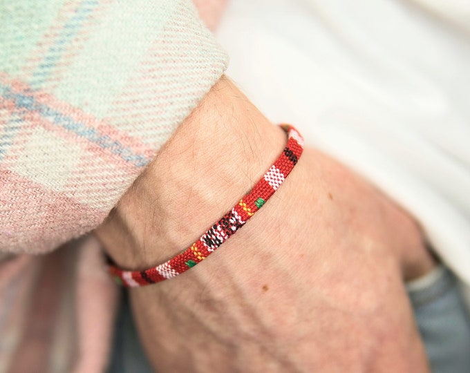 Adjustable Surfer Bracelet Colourful Premium Quality Bohemian - Handmade Music Festival Outfit - Summer Boho Vintage Nepal Style Anklet