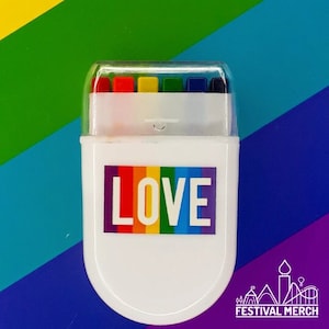 Regenbogen Fächer Pinsel Gesichtsbemalung - gleiten Sie über Ihr Gesicht - Pride Flagge LGBT Gay Lesben Bi Trans Festival Make up Party Kostüm Geschenk nicht uv