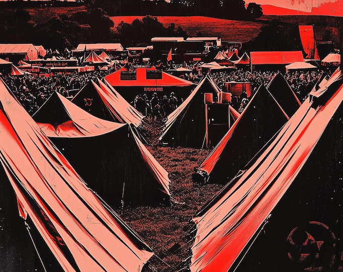 Personalisable Music Festival Print (Unofficial) - A4 A3 A2 - Music Festival Poster - Festival Merch