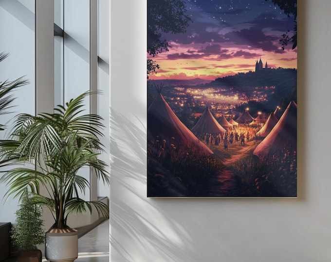 Personalisable Music Festival Print (Unofficial) - A4 A3 A2 - Music Festival Poster - Festival Merch