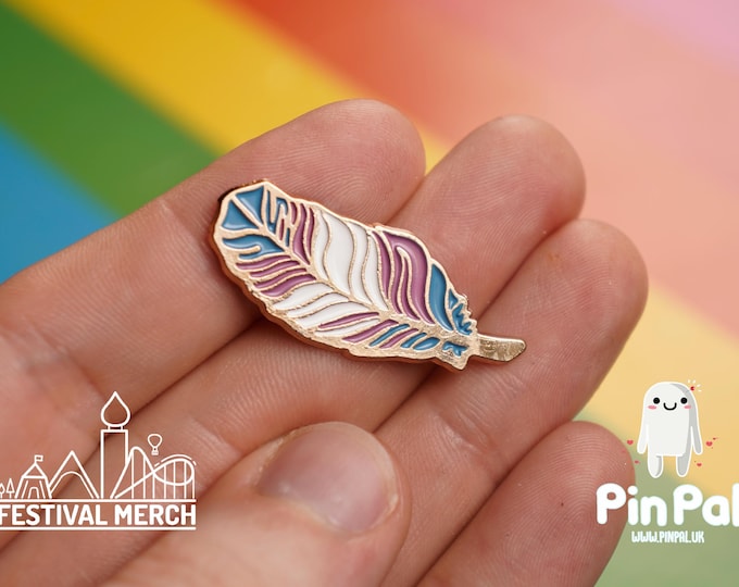 Rainbow Flag Pin | Enamel - PinPal UK015 - LGBT Pride Badge Stud Lesbian Gay Bisexual Transgender Queer Metal Button Pride gift Pride outfit
