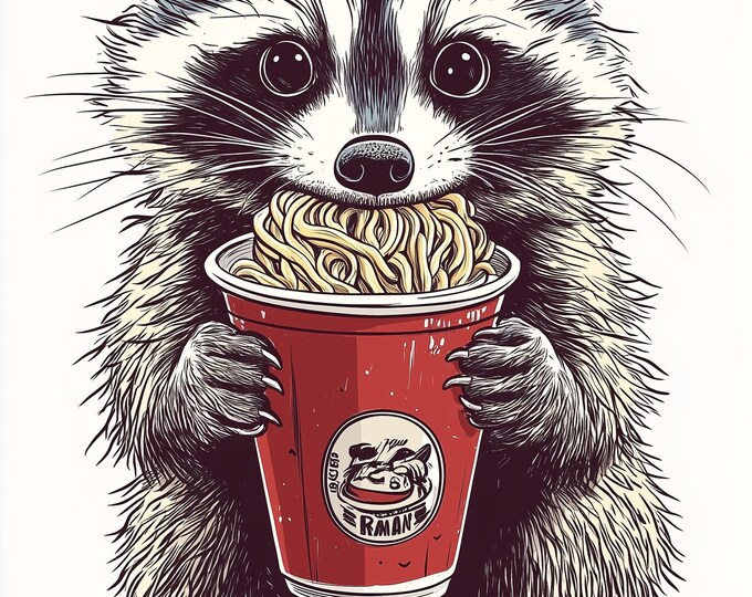 Funny Animal Wall Art - Printed in the UK Premium Quality - A4 A3 A2 - Festival Merch