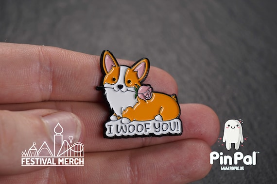 Funny Enamel Pin - PinPal UK192 - Pin Badges - Funny Gift, Music Gift, Anime Gift, Cute Gift, Positive gift, Cheeky Rude Gift, Unique Gift