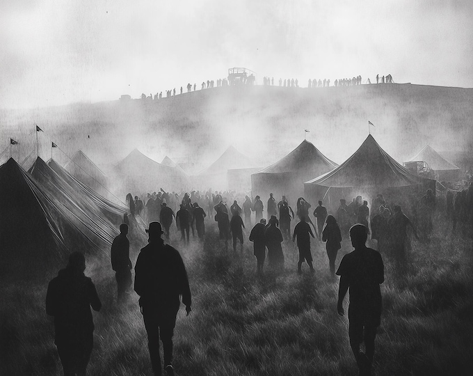 Personalisable Music Festival Print (Unofficial) - A4 A3 A2 - Music Festival Poster - Festival Merch