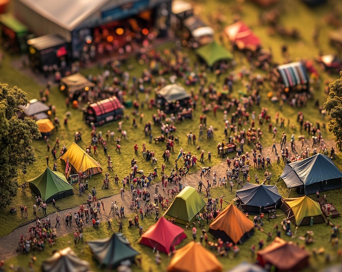 Personalisable Music Festival Print (Unofficial) - A4 A3 A2 - Music Festival Poster - Festival Merch