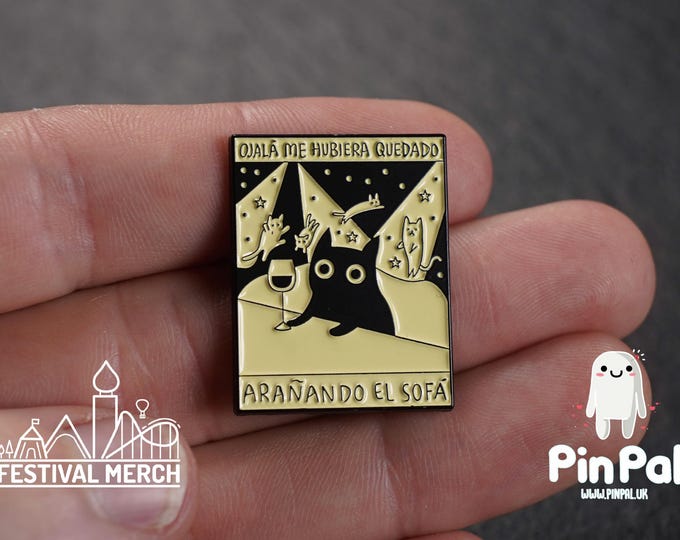 Funny Enamel Pin - PinPal UK166 - Pin Badges - Funny Gift, Music Gift, Anime Gift, Cute Gift, Positive gift, Cheeky Rude Gift, Unique Gift