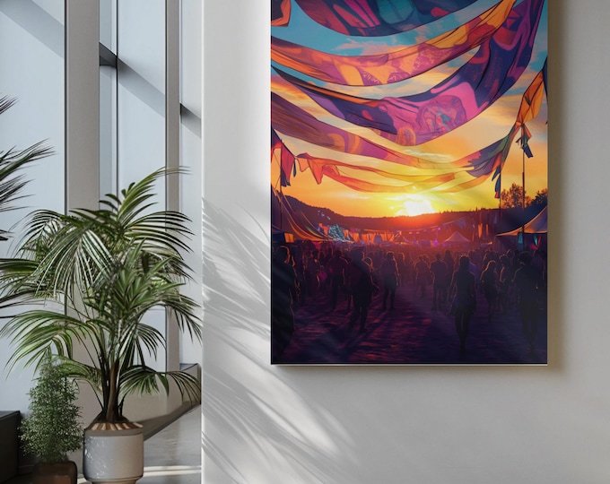 Personalisable Music Festival Print (Unofficial) - A4 A3 A2 - Music Festival Poster - Festival Merch