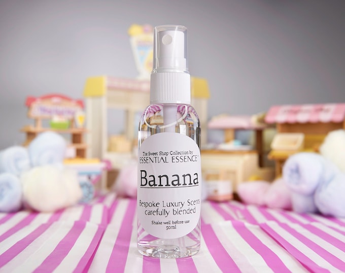 Banana Room Spray - Linen Spray 50ml 5ml  Premium Fragrance Oil by Essential Essence™