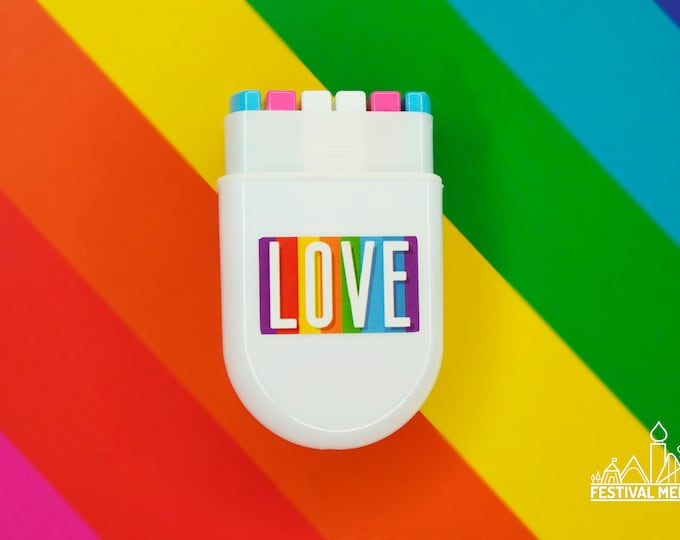 Transgender Flag Face Paint - Trans Fan Brush - glide along your face - Rainbow Pride Flag LGBT Festival Make up Party Costume Gift