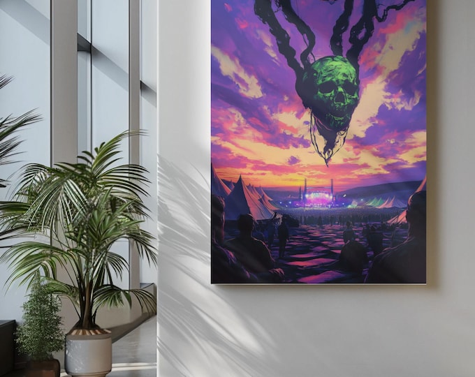 Personalisable Music Festival Print (Unofficial) - A4 A3 A2 - Music Festival Poster - Festival Merch