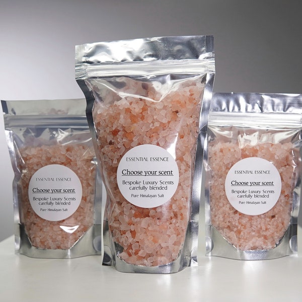 100% Coarse Pink Himalayan Salt with 22 Essential Oils Available - Premium Grade Essential Oils - by Essential Essence™