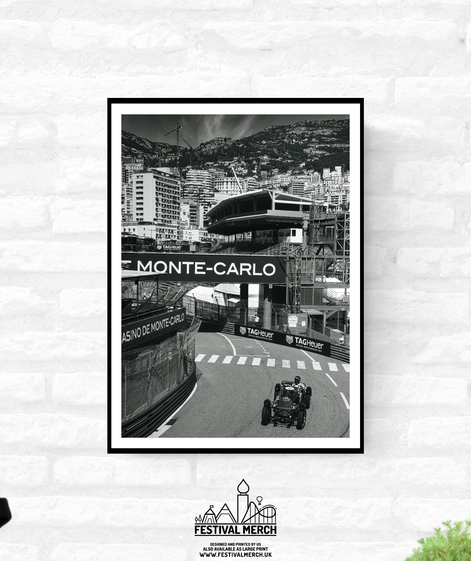 Monaco Race Circuit Print - Monaco Poster - Grand Prix Historique