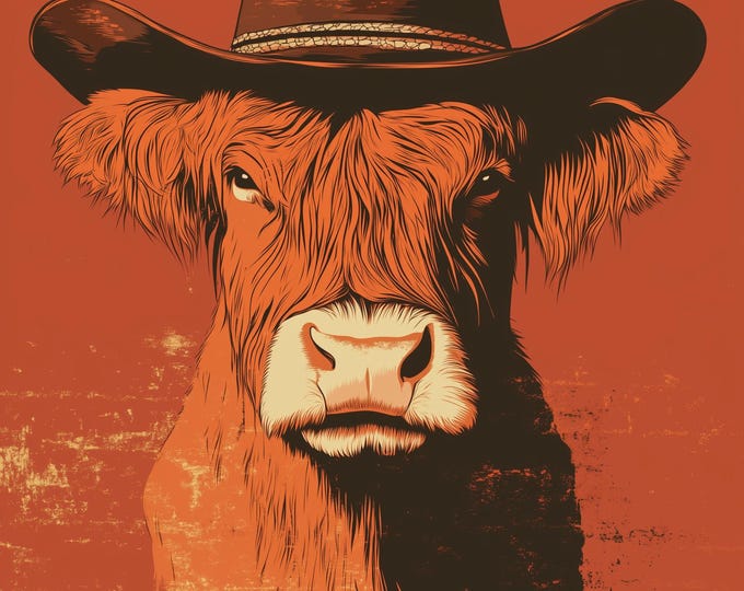 Funny Animal Wall Art - Printed in the UK Premium Quality - A4 A3 A2 - Festival Merch