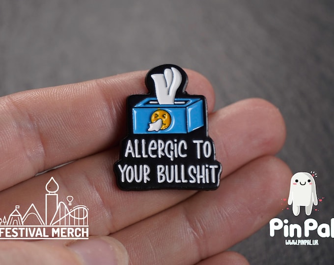 Funny Enamel Pin - PinPal UK128 - Pin Badges - Funny Gift, Music Gift, Anime Gift, Cute Gift, Positive gift, Cheeky Rude Gift, Unique Gift