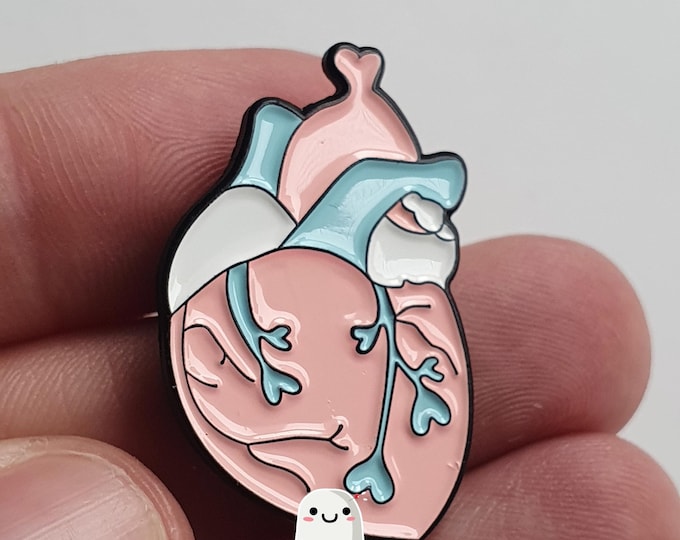 Transgender Flag Pin | Subtle Trans Heart Pin - Hard Enamel - LGBT Badge Stud Transgender - Rainbow Button - Pride gift Pride outfit