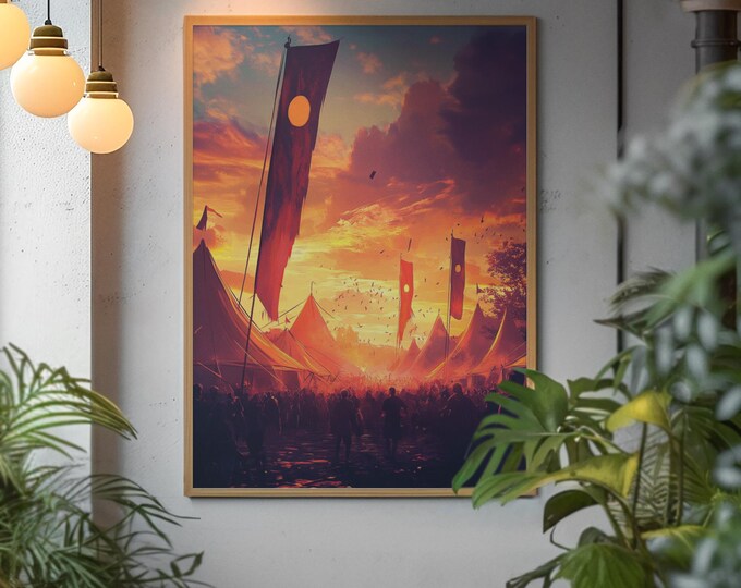 Personalisable Music Festival Print (Unofficial) - A4 A3 A2 - Music Festival Poster  - Festival Merch