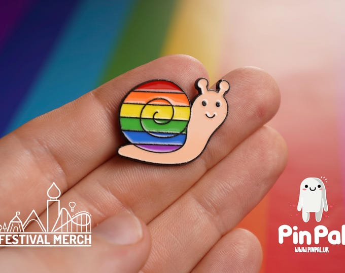 Rainbow Flag Pin | Enamel - PinPal UK030 - LGBT Pride Badge Stud Lesbian Gay Bisexual Transgender Queer Metal Button Pride gift Pride outfit