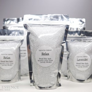 100% Pure Dead Sea Salt with 48 Scents Available - Bathing & Scrub - Premium Grade Fragrance Oils