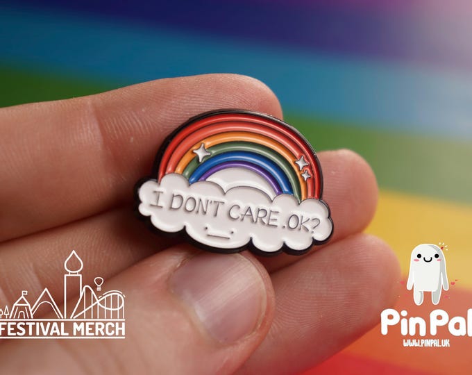 Rainbow Flag Pin | Enamel - PinPal UK060 - LGBT Pride Badge Stud Lesbian Gay Bisexual Transgender Queer Metal Button Pride gift Pride outfit