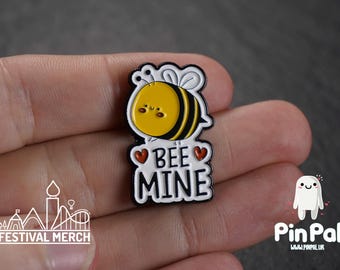 Bee Enamel Pin - PinPal UK211 - Pin Badges - Funny Gift, Music Gift, Anime Gift, Cute Gift, Positive gift, Cheeky Rude Gift, Unique Gift