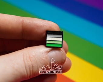 Rainbow Flag Pin | Enamel - LGBT Pride Badge Stud Lesbian Gay Bisexual Transgender Queer - Metal Button - Pride gift Pride outfit