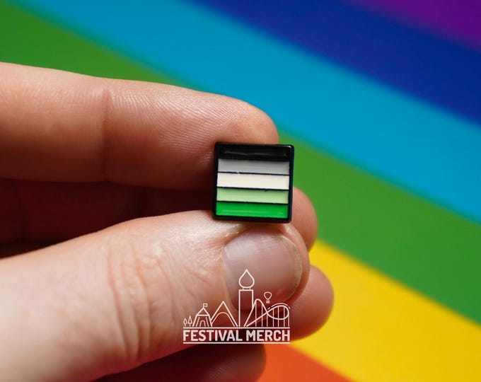 Rainbow Flag Pin | Enamel - LGBT Pride Badge Stud Lesbian Gay Bisexual Transgender Queer - Metal Button - Pride gift Pride outfit