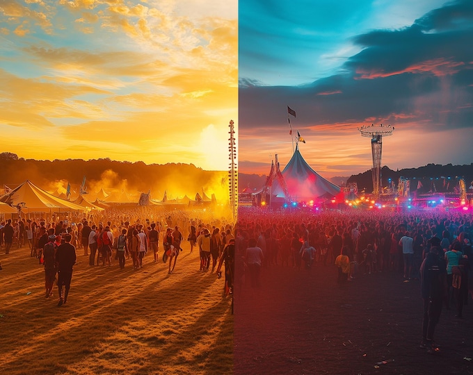 Personalisable Music Festival Print (Unofficial) - A4 A3 A2 - Music Festival Poster - Festival Merch