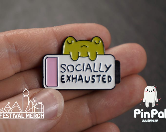 Funny Enamel Pin - PinPal UK116 - Pin Badges - Funny Gift, Music Gift, Anime Gift, Cute Gift, Positive gift, Cheeky Rude Gift, Unique Gift