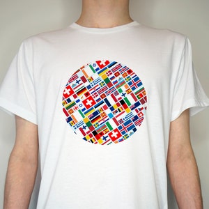 Eurovision Inspired T shirt (Unofficial) - Premium Quality - Song Contest Design European Flags  - Festival Merch