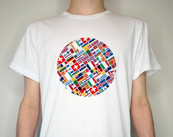 Eurovision Inspired T shirt (Unofficial) - Premium Quality - Song Contest Design European Flags  - Festival Merch