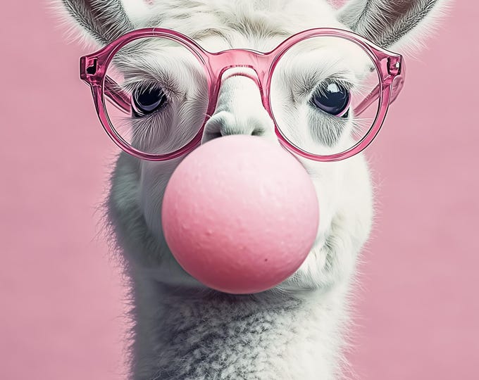 Funny Animal Wall Art - Printed in the UK Premium Quality - A4 A3 A2 - Festival Merch