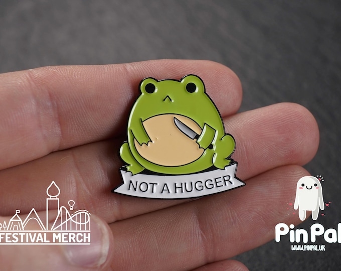 Funny Enamel Pin - PinPal UK164 - Pin Badges - Funny Gift, Music Gift, Anime Gift, Cute Gift, Positive gift, Cheeky Rude Gift, Unique Gift