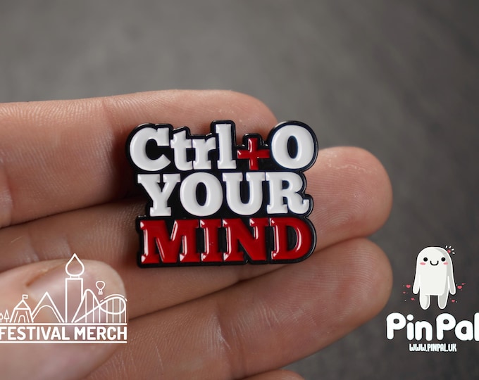 Funny Enamel Pin - PinPal UK120 - Pin Badges - Funny Gift, Music Gift, Anime Gift, Cute Gift, Positive gift, Cheeky Rude Gift, Unique Gift