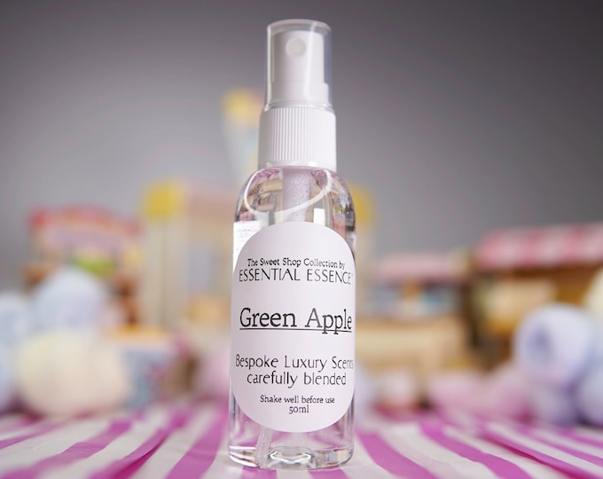 Green Apple Room Spray - Linen Spray 50ml 5ml  Premium Fragrance Oil by Essential Essence™