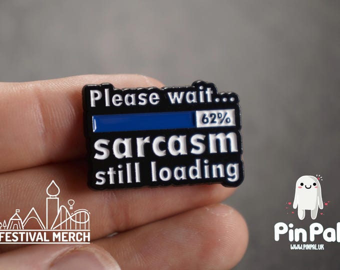 Funny Enamel Pin - PinPal UK083 - Pin Badges - Funny Gift, Music Gift, Anime Gift, Cute Gift, Positive gift, Cheeky Rude Gift, Unique Gift