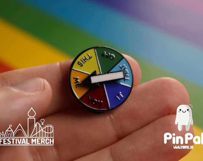 Rainbow Flag Pin | Enamel - PinPal UK065 - LGBT Pride Badge Stud Lesbian Gay Bisexual Transgender Queer Metal Button Pride gift Pride outfit