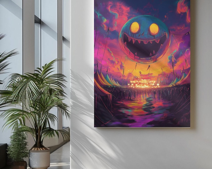 Personalisable Music Festival Print (Unofficial) - A4 A3 A2 - Music Festival Poster - Festival Merch