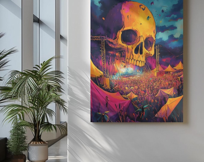 Personalisable Music Festival Print (Unofficial) - A4 A3 A2 - Music Festival Poster - Festival Merch