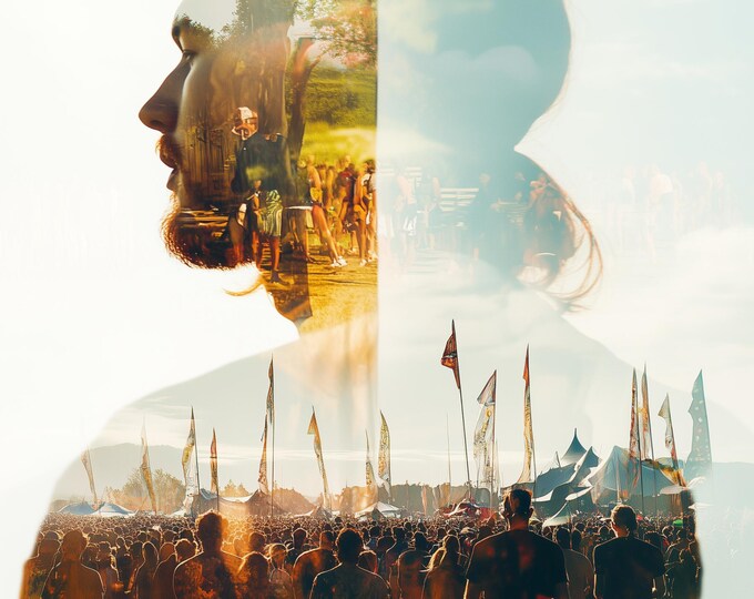 Personalisable Music Festival Print (Unofficial) - A4 A3 A2 - Music Festival Poster - Festival Merch