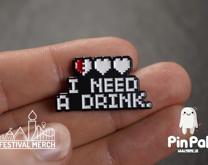 Funny Enamel Pin - PinPal UK114 - Pin Badges - Funny Gift, Music Gift, Anime Gift, Cute Gift, Positive gift, Cheeky Rude Gift, Unique Gift