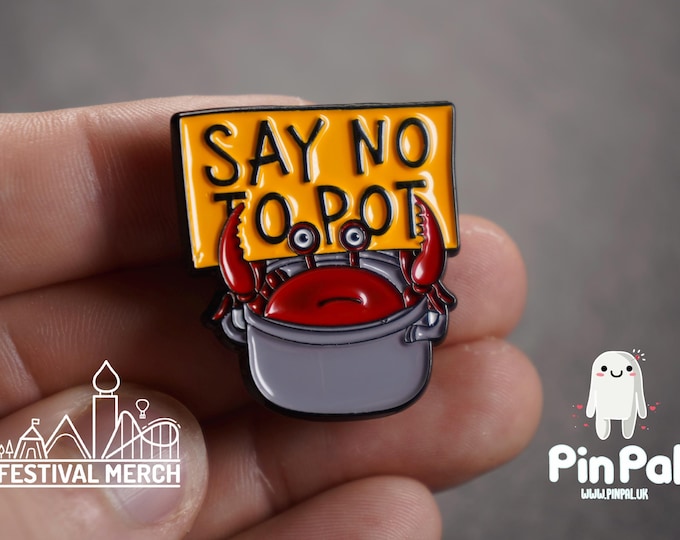 Funny Enamel Pin - PinPal UK082 - Pin Badges - Funny Gift, Music Gift, Anime Gift, Cute Gift, Positive gift, Cheeky Rude Gift, Unique Gift
