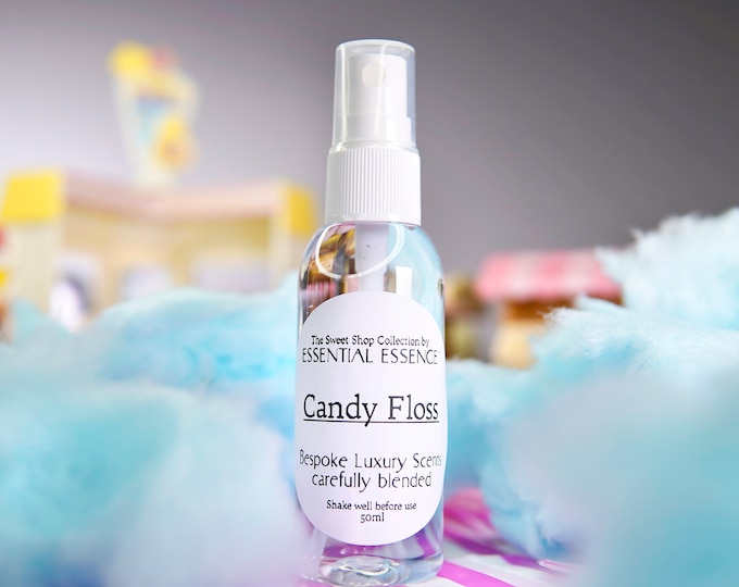 Candy Floss Room Spray - Linen Spray 50ml 5ml  Premium Fragrance Oil by Essential Essence™