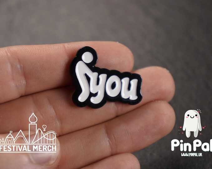 Funny Enamel Pin - PinPal UK109 - Pin Badges - Funny Gift, Music Gift, Anime Gift, Cute Gift, Positive gift, Cheeky Rude Gift, Unique Gift