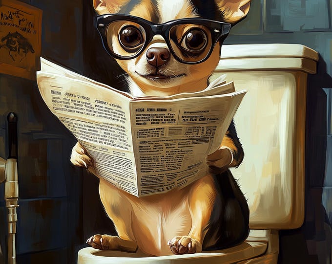 Funny Animal Wall Art - Printed in the UK Premium Quality - A4 A3 A2 - Festival Merch