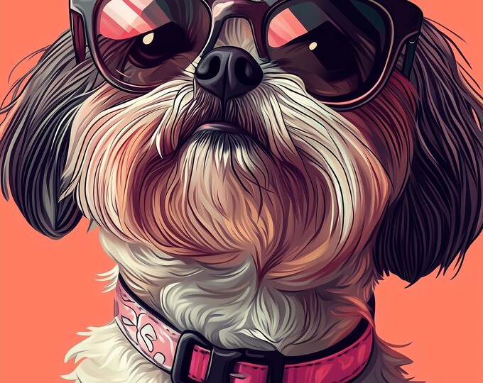 Funny Animal Wall Art - Printed in the UK Premium Quality - A4 A3 A2 - Festival Merch